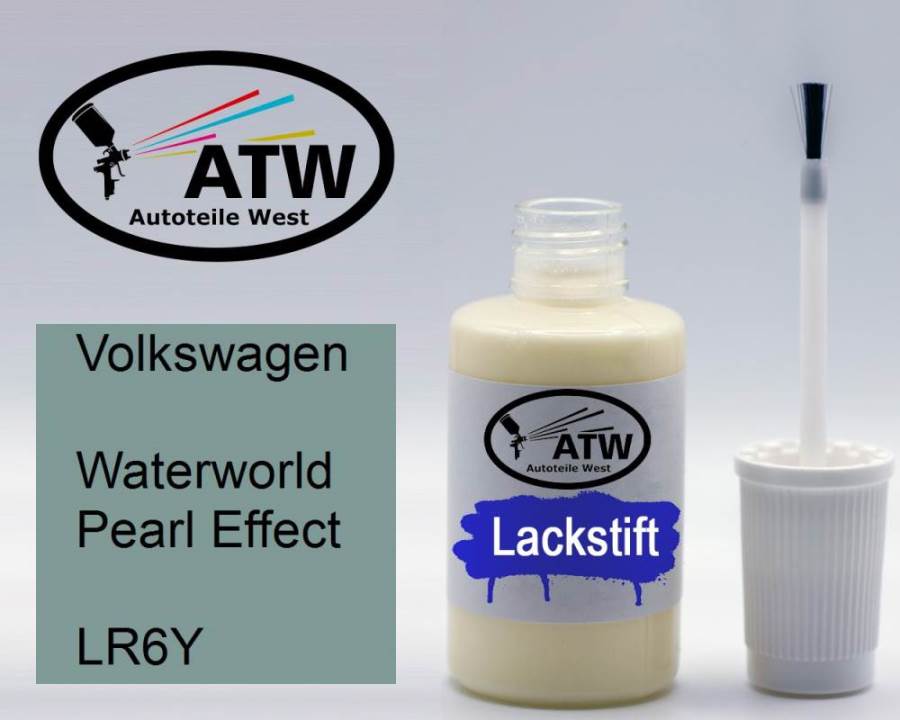 Volkswagen, Waterworld Pearl Effect, LR6Y: 20ml Lackstift, von ATW Autoteile West.